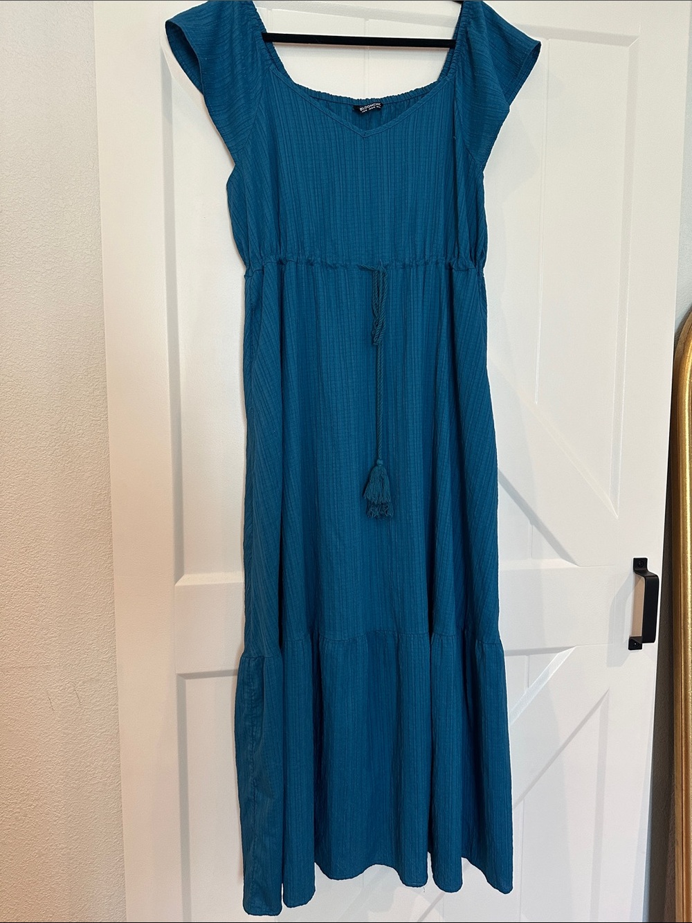 BloomChic Teal Maxi Dress